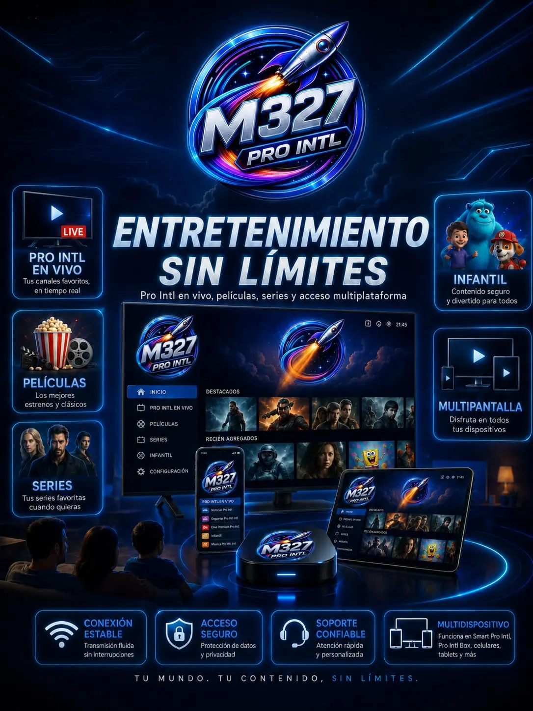 M327 Pro Intl soporte